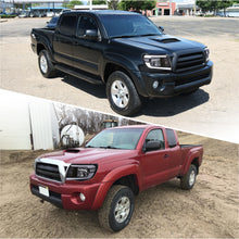 Load image into Gallery viewer, Toyota Tacoma 2005-2011 LED DRL Bar Factory Style Headlights Black Housing Clear Len Clear Reflector
