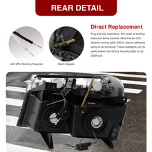 Load image into Gallery viewer, Chevrolet Colorado 2004-2012 LED DRL Bar Projector Headlights + Bumpers Black Housing Clear Len Clear Reflector
