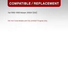 Load image into Gallery viewer, Nissan 300ZX Z32 1990-1996 VG30DETT Twin Turbo Bolt-On Aluminum Polished Piping Kit + Blue Couplers (Use with IC-SI1004)
