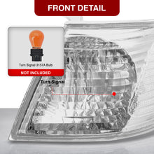 Load image into Gallery viewer, Toyota Camry 2000-2001 Factory Style Corners Chrome Housing Clear Len Clear Reflector
