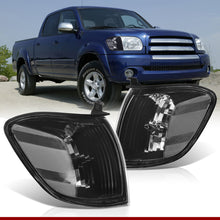 Load image into Gallery viewer, Toyota Tundra (Double Cab / 4 Door Models Only) 2005-2006 / Sequoia 2005-2007 Factory Style Corners Black Housing Clear Len Clear Reflector
