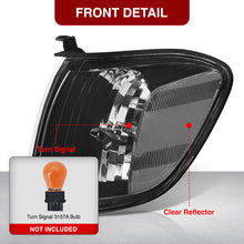 Load image into Gallery viewer, Toyota Tundra (Double Cab / 4 Door Models Only) 2005-2006 / Sequoia 2005-2007 Factory Style Corners Black Housing Clear Len Clear Reflector
