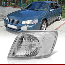 Load image into Gallery viewer, Toyota Camry 2000-2001 Factory Style Corner Light Left Driverside Chrome Housing Clear Len Clear Reflector
