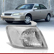 Load image into Gallery viewer, Toyota Camry 2000-2001 Factory Style Corner Light Right Passenger Side Chrome Housing Clear Len Clear Reflector
