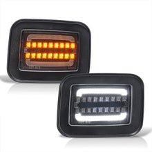 Load image into Gallery viewer, Hummer H2 2003-2009 Sequential LED Turn Signal Light(Amber) LED Parking Light(White)
