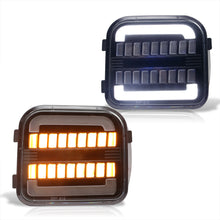 Load image into Gallery viewer, Hummer H3 2006-2010 Sequential LED Turn Signal Light(Amber) LED Parking Light(White) Smoked Lens
