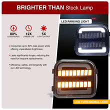 Load image into Gallery viewer, Hummer H3 2006-2010 Sequential LED Turn Signal Light(Amber) LED Parking Light(White) Smoked Lens

