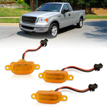 Load image into Gallery viewer, 2004-2008 Ford F-150 Front Bumper Grille Amber LED DRL Running Lights
