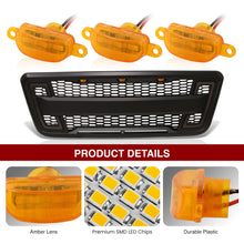 Load image into Gallery viewer, 2004-2008 Ford F-150 Front Bumper Grille Amber LED DRL Running Lights
