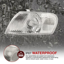 Load image into Gallery viewer, Toyota Corolla 1998-2000 Factory Style Corners Chrome Housing Clear Len Clear Reflector
