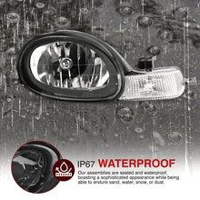 Load image into Gallery viewer, 2000-2002 Dodge Neon Headlights Assembly (w/o Bezel) Black Housing Clear Lens Reflector
