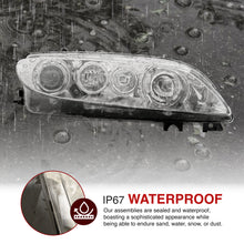 Load image into Gallery viewer, MAZDA 6 2006-2008 Head Lamp Unit (STD,HALOGEN) Chrome Housing Clear Lens Reflector
