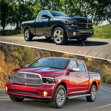 Load image into Gallery viewer, Dodge Ram 1500 2009-2018 / Ram 2500 3500 2010-2018 LED DRL Bar Factory Style Headlights Black Housing Clear Len Clear Reflector (Dual / Quad Models Headlamps Only) Sequential
