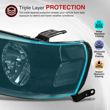 Load image into Gallery viewer, Ford Escape 2005-2007 Headlight Black Housing Clear Lens Reflector
