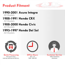 Load image into Gallery viewer, JDM Sport Acura Integra 1990-2001 / Honda Civic 1988-2000 / CRX 1988-1991 / Del Sol 1993-1997 Heavy Duty Single Bend Short Shifter Silver
