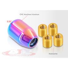 Load image into Gallery viewer, JDM Sport Universal Weighted Type R Style 5 Speed Shift Knob Neo Chrome
