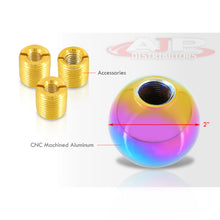 Load image into Gallery viewer, JDM Sport Universal Weighted Ball Style 5 Speed Shift Knob Neo Chrome
