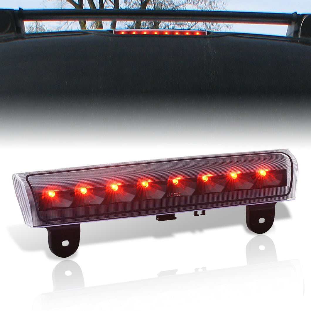 Chevrolet Suburban Tahoe 2000-2006 / GMC Yukon 2000-2006 LED 3rd Brake Light Black Housing Clear Len (Excluding Barn Door Models)