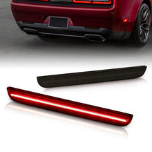 Load image into Gallery viewer, Dodge Challenger 2015-2023 Rear Red LED Reflector Light Smoke Len
