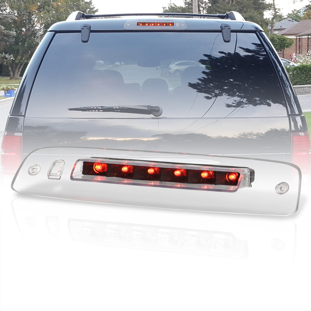 Ford Expedition 2003-2017 / Lincoln Navigator 2003-2018 LED 3rd Brake Light Black Housing Clear Len