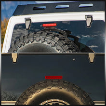 Load image into Gallery viewer, Jeep Wrangler JL 2018-2024 LED 3rd Brake Light With Relocation Kit Chrome Housing Red Len
