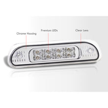 Load image into Gallery viewer, Jeep Grand Cherokee 1999-2004 LED 3rd Brake Light Chrome Housing Clear Len
