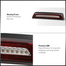 Load image into Gallery viewer, Toyota Tundra 2007-2021 Strobe LED 3rd Brake Light Chrome Housing Red Len
