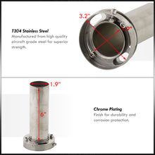 Load image into Gallery viewer, Universal 3.5&quot; N1 Catback Exhaust Muffler Tip Adjustable Silencer
