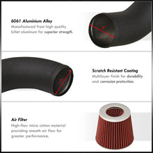 Load image into Gallery viewer, Mitsubishi 3000GT NT SOHC 1991-1999 / Dodge Stealth NT SOHC 1991-1996 Cold Air Intake Black
