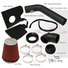 Load image into Gallery viewer, Ford F150 2004-2008 / Lincoln Mark LT 2006-2008 5.4L V8 Cold Air Intake Black + Heat Shield
