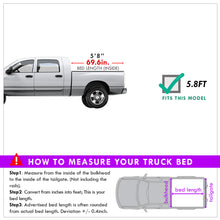 Load image into Gallery viewer, Chevrolet Silverado 1500 5.8FT 2019-2022 / GMC Sierra 1500 5.8FT 2019-2022 Hard Tri Fold Truck Tonneau Bed Cover (Extra Short Bed 5´8&quot;)
