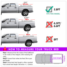 Load image into Gallery viewer, Chevrolet Silverado 1500 5.8FT 2007-2013 / GMC Sierra 1500 5.8FT 2007-2013 Hard Tri Fold Truck Tonneau Bed Cover (Extra Short Bed 5´8&quot;)
