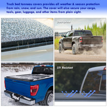 Load image into Gallery viewer, Chevrolet C/K Silverado 1988-2007 / GMC C/K Sierra 1988-2007 6.5FT 6.6FT Soft 4 Fold Truck Tonneau Bed Cover (Standard Short Bed 6´55&quot; - Will Not Fit Stepsides &amp; Flareside Beds)
