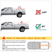 Load image into Gallery viewer, Ford F250 F350 F450 F550 Super Duty 8FT 1999-2016 Soft 4 Fold Truck Tonneau Bed Cover (Long Bed 8´)
