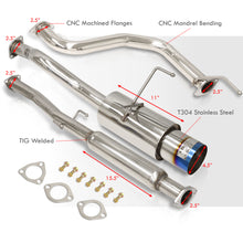 Load image into Gallery viewer, Acura Integra Hatchback GS LS RS 1994-2001 N1 Style Stainless Steel Catback Exhaust System Burnt Tip (Piping: 2.5&quot; / 65mm | Tip: 4.5&quot;)
