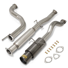 Load image into Gallery viewer, Acura Integra Hatchback GS LS RS 1994-2001 N1 Style Stainless Steel Catback Exhaust System Gunmetal (Piping: 2.5&quot; / 65mm to 3.0&quot; / 76mm | Tip: 4.5&quot;)
