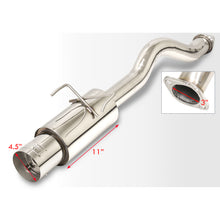 Load image into Gallery viewer, Acura Integra GSR Hatchback 1994-2001 N1 Style Stainless Steel Catback Exhaust System (Piping: 2.5&quot; / 65mm to 3.0&quot; / 76mm | Tip: 4.5&quot;)
