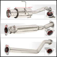 Load image into Gallery viewer, Acura RSX Type-S 2002-2006 N1 Style Stainless Steel Catback Exhaust System (Piping: 2.5&quot; / 65mm | Tip: 4.5&quot;)
