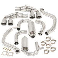 Load image into Gallery viewer, Chevrolet Corvette C5 Z06 5.7L V8 1997-2004 Oval Quad Tip Stainless Steel Catback Exhaust System (Piping: 2.5&quot; / 65mm | Tip: 4.5&quot;)
