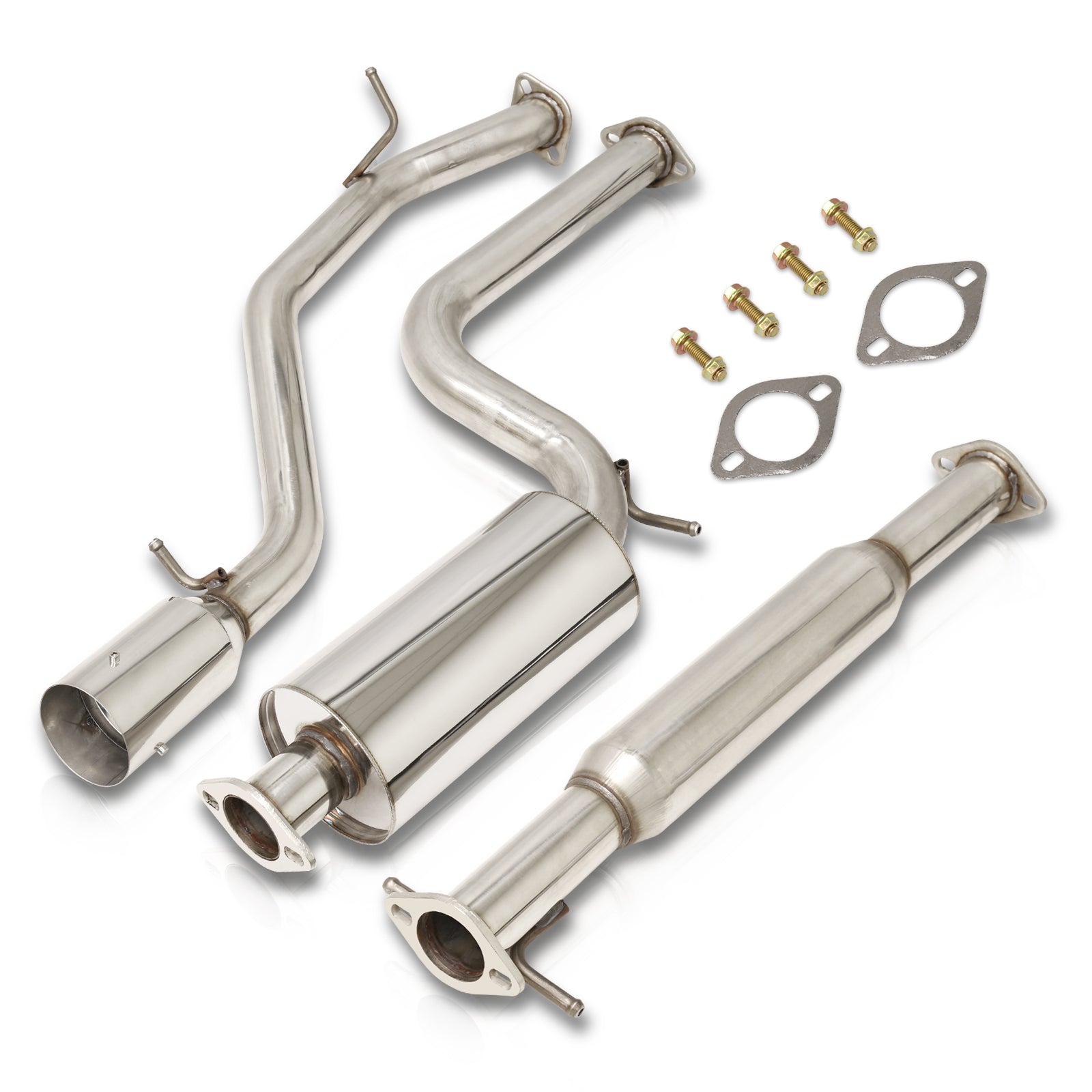 Ford Focus ZX3 ZX5 2000-2004 Stainless Steel Catback Exhaust