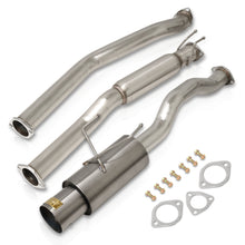 Load image into Gallery viewer, Honda Civic EX 2001-2005 N1 Style Stainless Steel Catback Exhaust System Gunmetal (Piping: 2.5&quot; / 65mm to 3.0&quot; / 76mm | Tip: 4.5&quot;)
