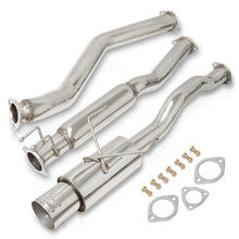 Load image into Gallery viewer, Honda Civic EX 2001-2005 N1 Style Stainless Steel Catback Exhaust System (Piping: 2.5&quot; / 65mm to 3.0&quot; / 76mm | Tip: 4.5&quot;)
