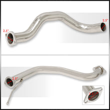 Load image into Gallery viewer, Honda Civic Hatchback 1988-1991 Stainless Steel Catback Exhaust System (Piping: 2.25&quot; / 58mm | Tip: 4.5&quot;)
