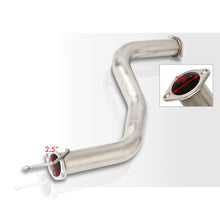 Load image into Gallery viewer, Honda Civic Coupe / Sedan 1992-2000 N1 Style Stainless Steel Catback Exhaust System Gunmetal (Piping: 2.5&quot; / 65mm | Tip: 4.5&quot;)
