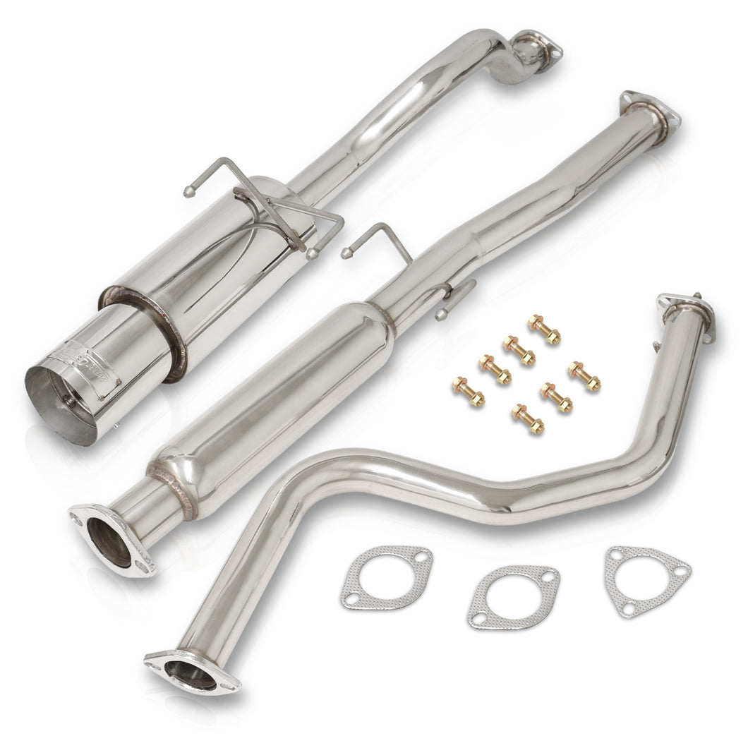 Honda Civic Coupe / Sedan 1992-2000 N1 Style Stainless Steel Catback Exhaust System (Piping: 2.5