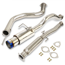 Load image into Gallery viewer, Honda Civic Coupe / Sedan 1992-2000 N1 Style Stainless Steel Catback Exhaust System Burnt Tip (Piping: 2.5&quot; / 65mm to 3.0&quot; / 76mm | Tip: 4.5&quot;)
