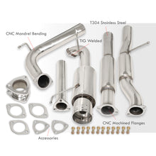 Load image into Gallery viewer, Honda Accord 2.3L I4 1998-2002 N1 Style Stainless Steel Catback Exhaust System (Piping: 2.5&quot; / 65mm | Tip: 4.5&quot;)
