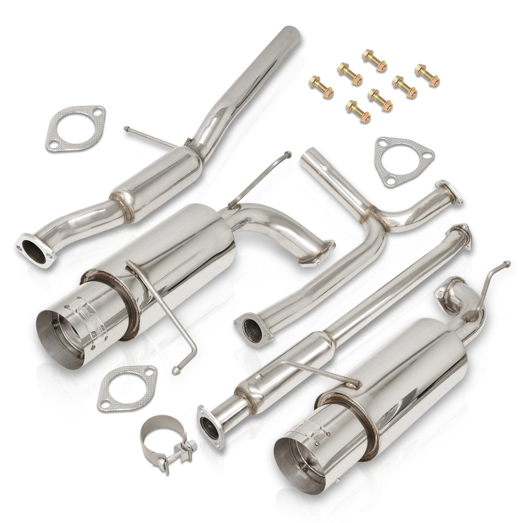 Honda Accord 3.0L V6 1998-2002 N1 Style Stainless Steel Catback Exhaust System (Piping: 2.5