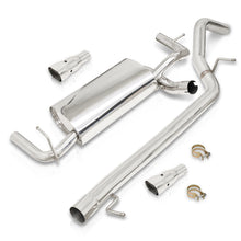Load image into Gallery viewer, Jeep Wrangler 2 Door 2007-2017 Dual Tip Stainless Steel Catback Exhaust System (Piping: 2.5&quot; / 65mm | Tip: 3.5&quot;)
