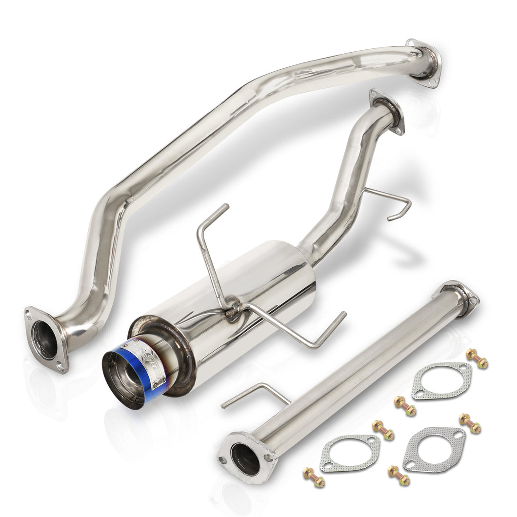 Nissan Sentra SE-R Spec V 2002-2006 N1 Style Stainless Steel Catback Exhaust System Burnt Tip (Piping: 2.5
